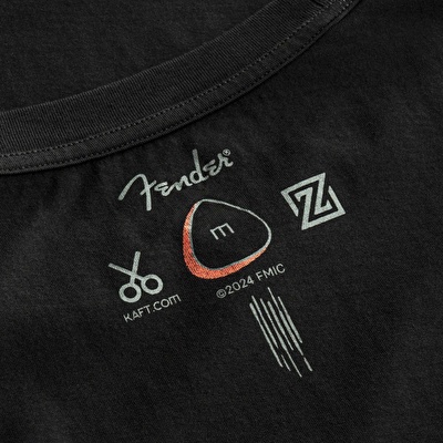 KAFT X FENDER X ZUHAL Neon Stage - Tar - Tasarım T-Shirt - Unisex